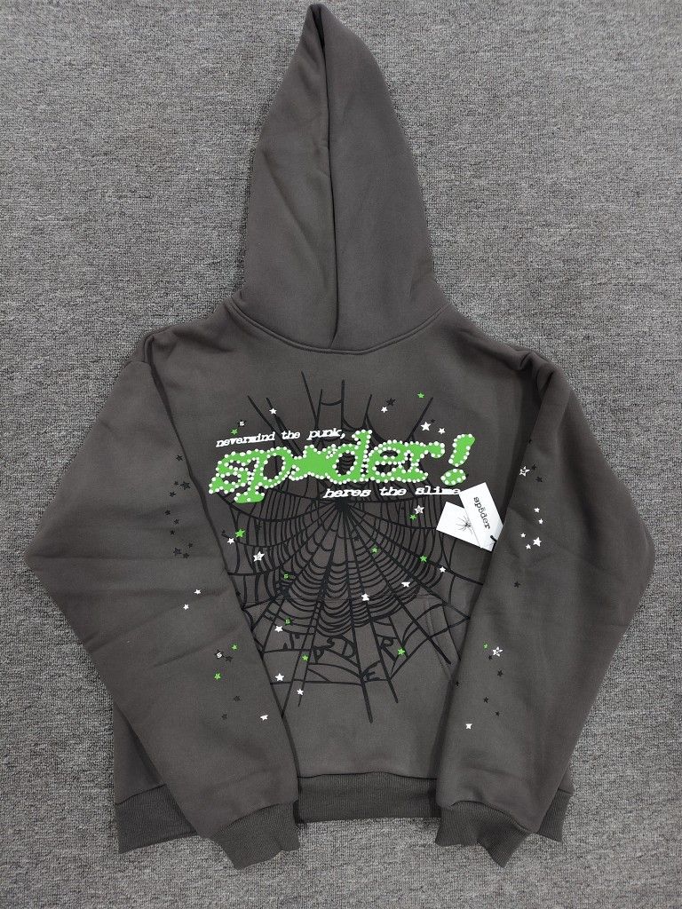 Grey Spider Hoodie