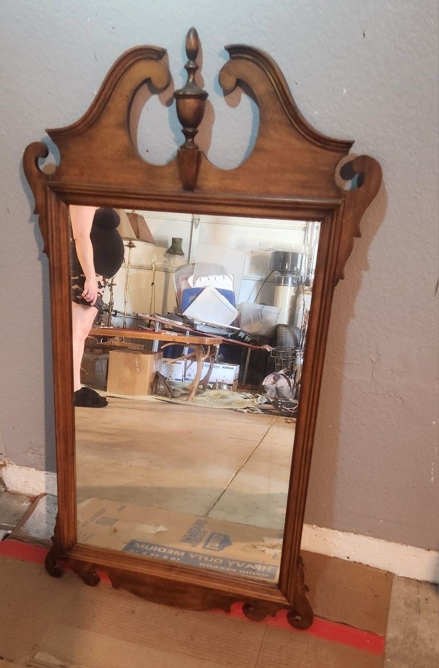 Mirror Antique Wood Frame