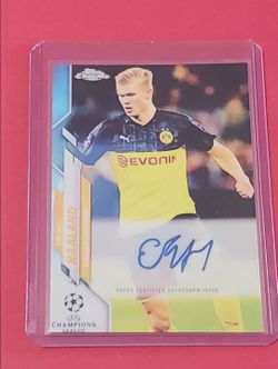 ERLING HAALAND - 2019 Topps Chrome UCL - Autograph #CA-EH - Fascmile