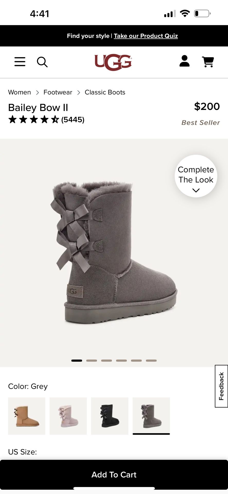 UGG Bailey Bow II Boots.