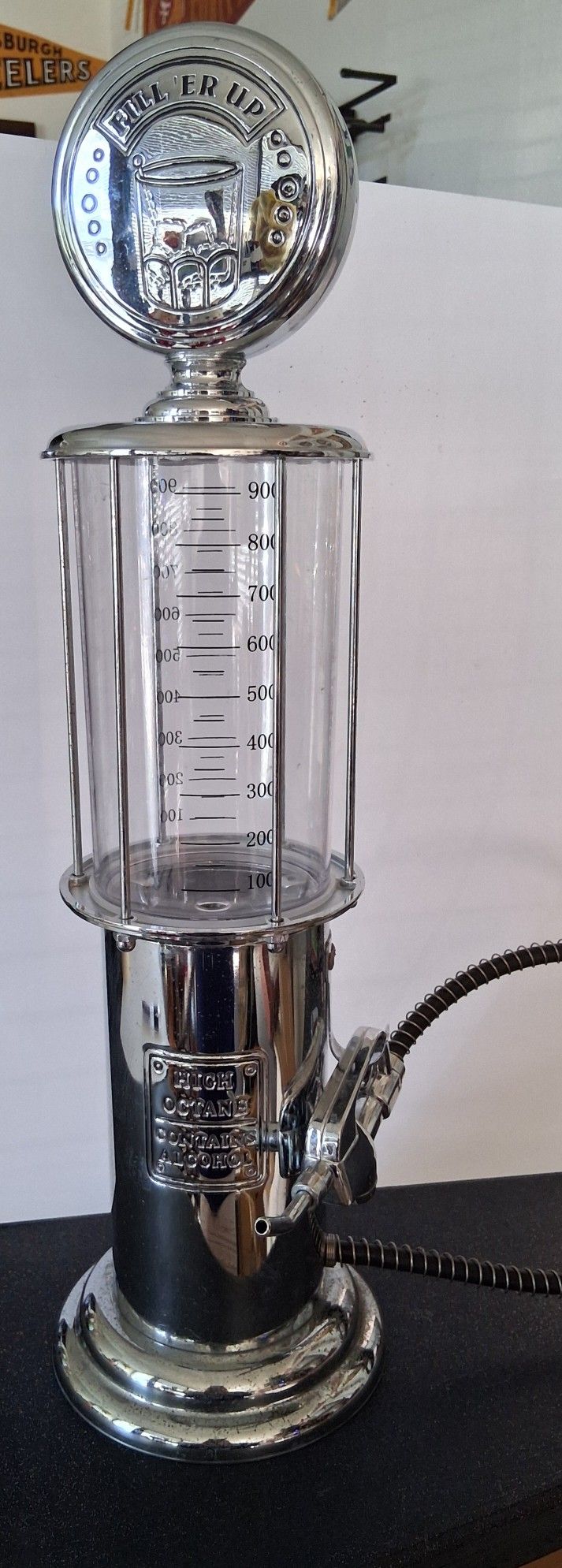 Vintage Gas Liquor Pump, "Fill ,er Up"