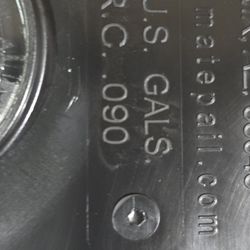 Black 3.5 Gallon Pail