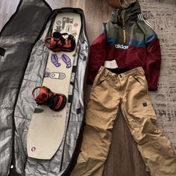 Snowboarding Setup 