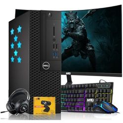 Gaming Pc Bundle 27in Curved Monitor NEW 