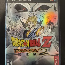 Sony PlayStation 2 PS2 – Dragon Ball Z Budokai 2 – No Manual – Used