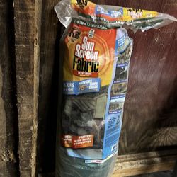 New In Package  Sun Screen  Fabric 6 ft X 50 ft