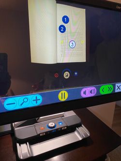 Optelec ClearView Speech is a desktop low-vision assistive device