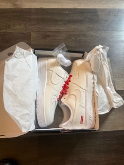air force 1 x supreme size 10