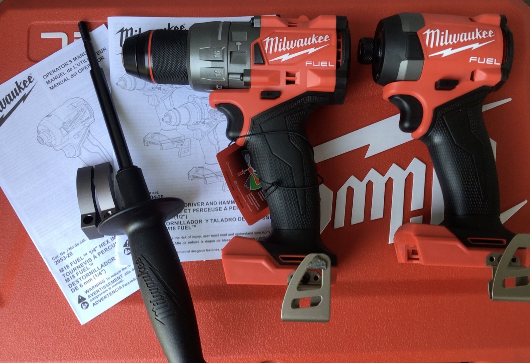 Milwaukee M18 FUEL Hammer Drill/Driver 1/2” And M18 FUEL Impact Driver. Brand NEW. Tools Only. NUEVO.