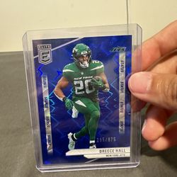 Breece Hall Blue Status 2024 Panini Donruss Elite Football 