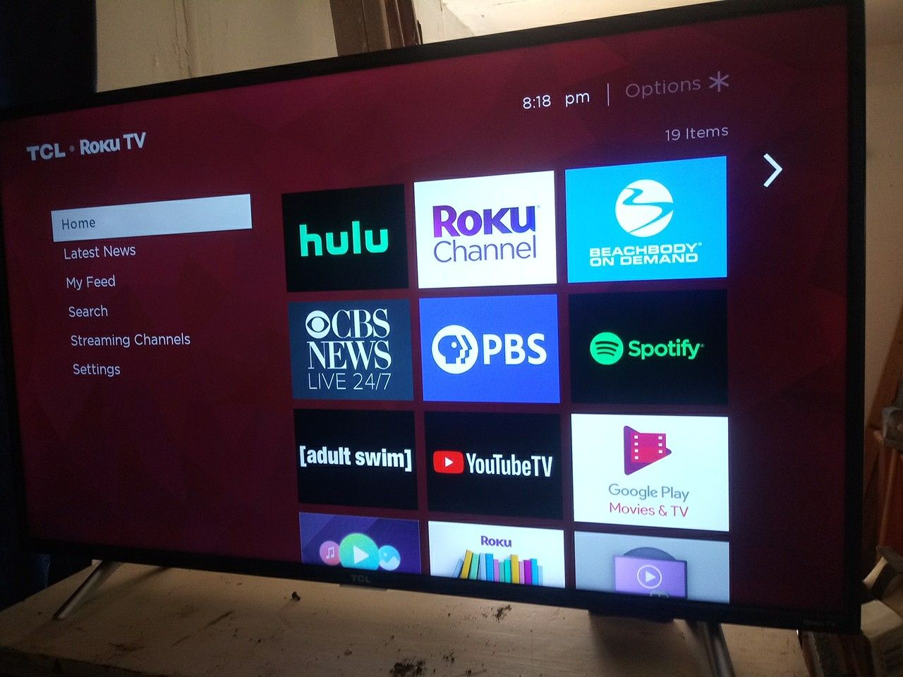 47inch tcl roku tv with remote