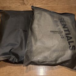 2 Essential Hoodies 1 Black 1 Grey Small But Run Big So Size Medium 80 For One 160 For Both Brand New