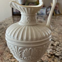 Vintage Lenox Athenian Collection Ivory Bone China never used Pitcher with 24k Gold Trim