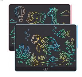 16 Inch LCD Writing Tablet for Kids 2 Pack, Large Drawing Board Doodle Pad, Colorful Screen Erasable Sketch Tablet, Travel Toys and Reusable Learning 