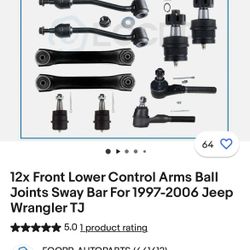 Jeep Wrangler Front End Suspension Parts