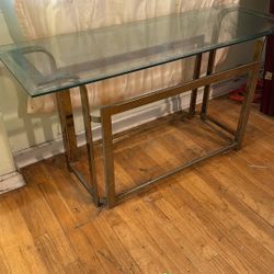 Counsol Table And Matching End Table