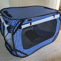 Folding Fabric Popup Crate For Cats/Dogs
