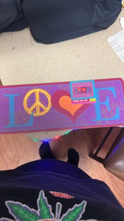 Wooden wall sign