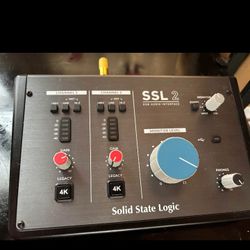 Ssl2 Two Shure Sm57 Mics And Mackie Speakers Word Cords Mic Stands Included 