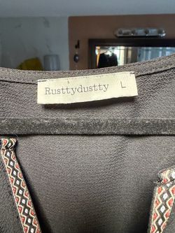 Rusttydustty Black Top Size L