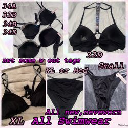 Victoria’s Secret rhinestone swimwear all New