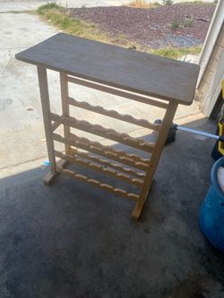 Wooden  wine stand
