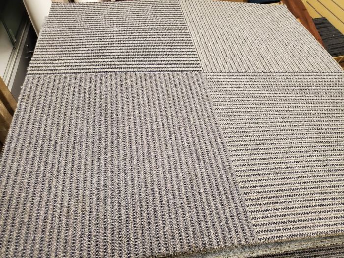 Repurposed Commercial Grade Carpet Tiles