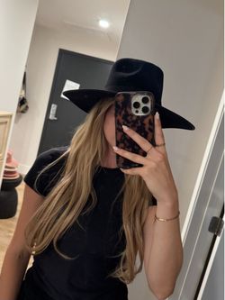 Lack of Color Noir Rancher Wool Fedora Hat - Black - Size 55 (S) Description: Lack of Color Noir Rancher in black, size 55 (Small). 100% Australian wo