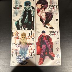 4 Books Of Tokyo Ghoul Manga