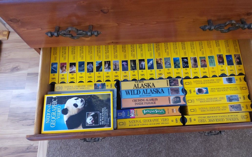 National Geographic VCR Tapes