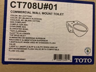 Commercial wall mount toilet
