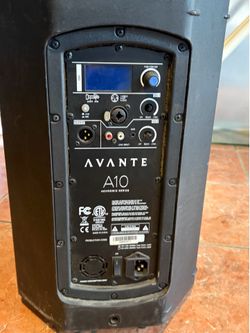 Avante Audio A10 Achromic Series 10" Active PA Speaker with DSP