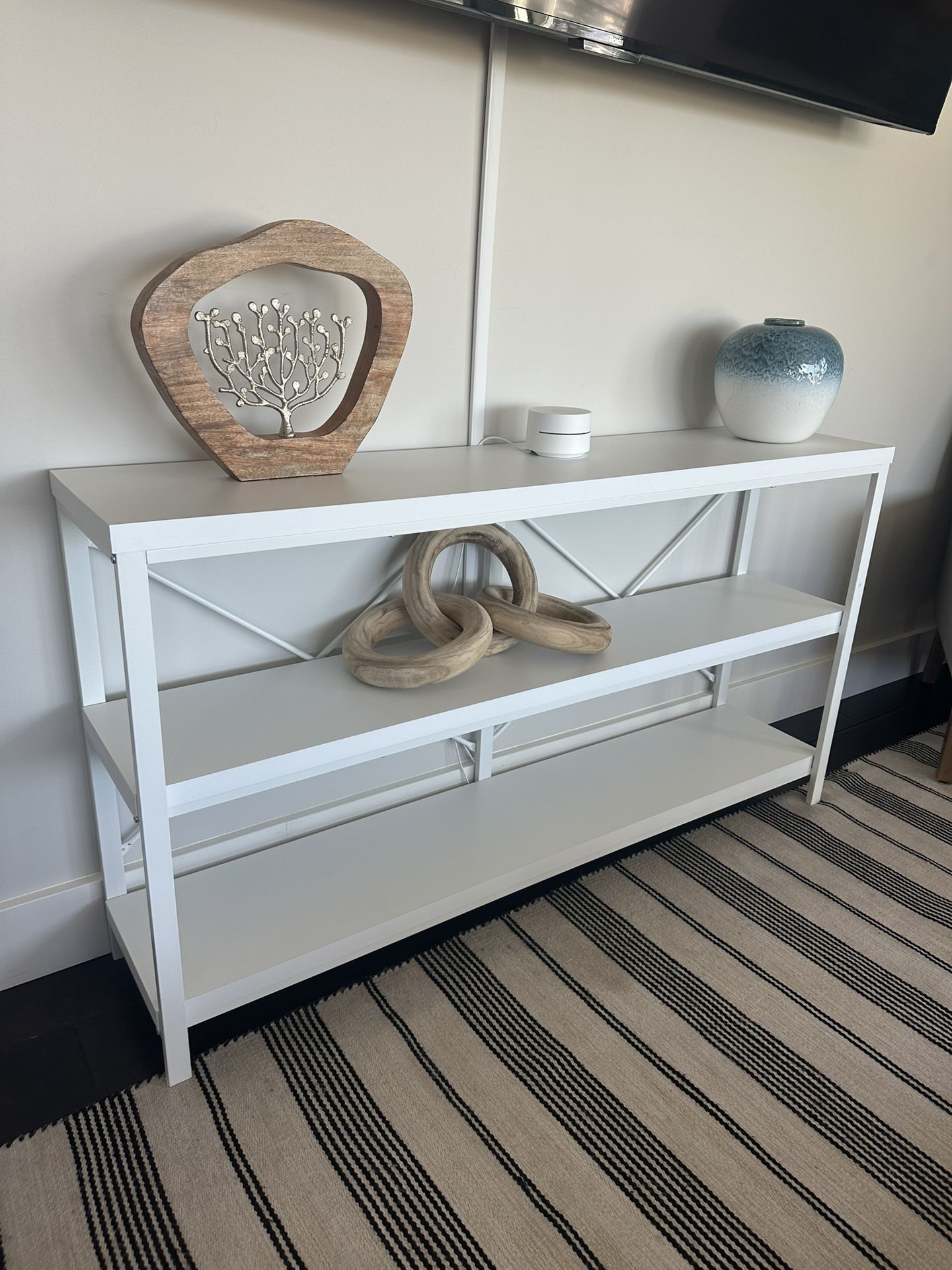 White Console Table