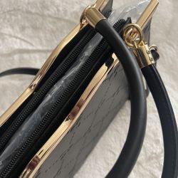 Amour Papillon Black Tote