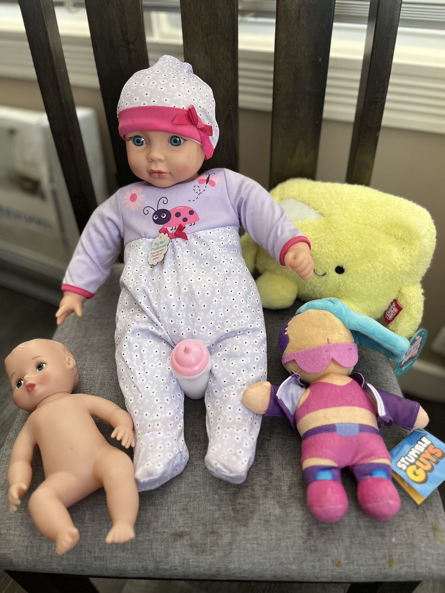 Interactive Baby Doll + Plush Toy Bundle – Gently Loved