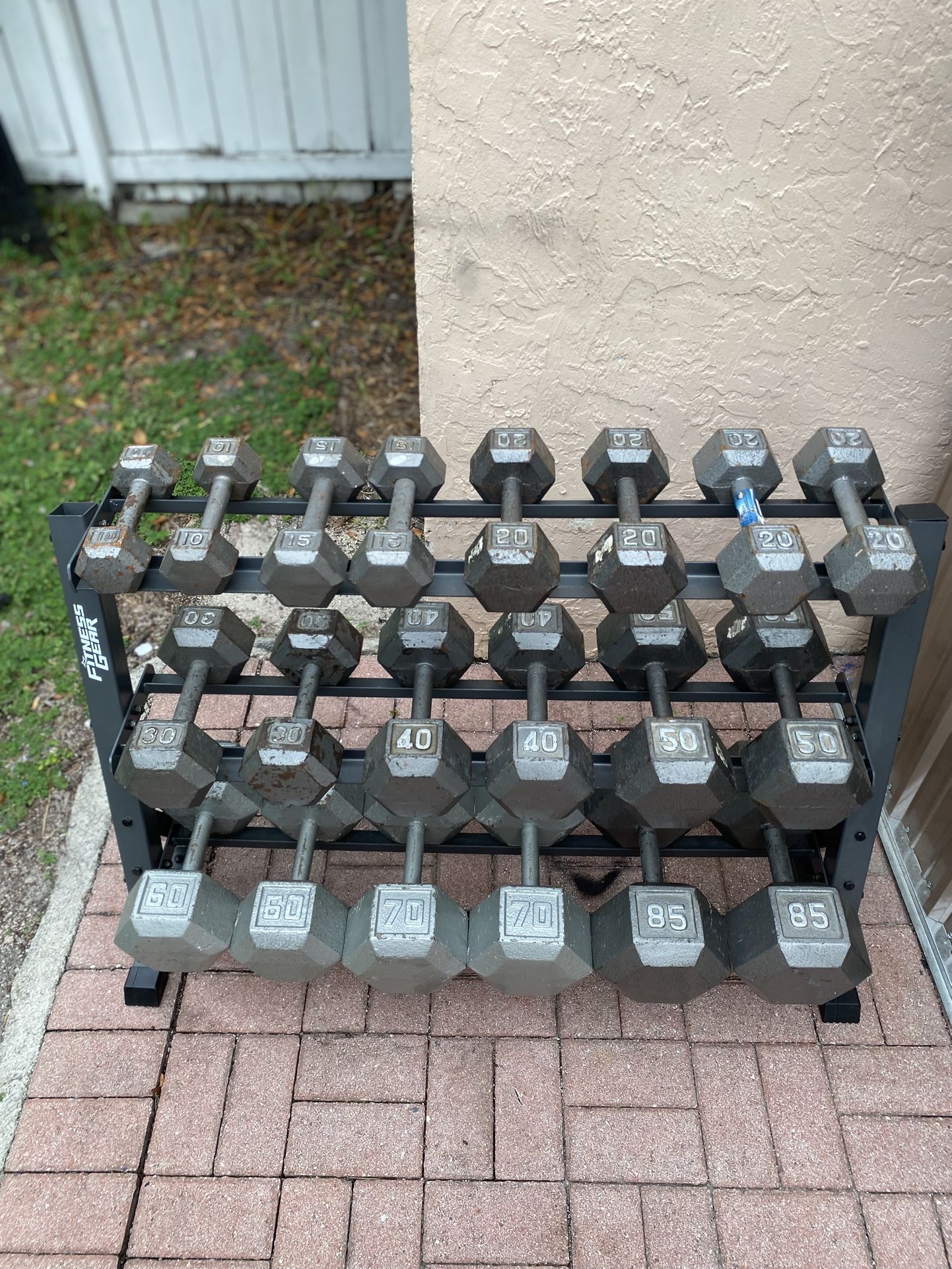 Full Iron dumbbell set 10lbs-85lbs 800lbs Total