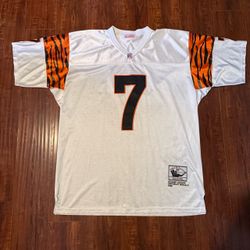 Boomer Esiason Mitchell & Ness Cincinnati Bengals Throwbacks Jersey Sz 56/2XL.