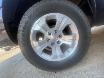 18in SLIVERADO Chevy stocks with good tires