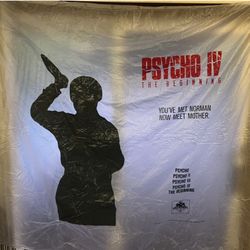 VERY RARE Psycho IV - THE BEGINNING : Shower Curtain Horror Universal Studios (never Used). 
