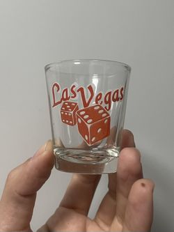 Vintage Los Vegas Dice Nevada Shot Glass