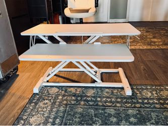 Stand up desk, riser/standing desk converter