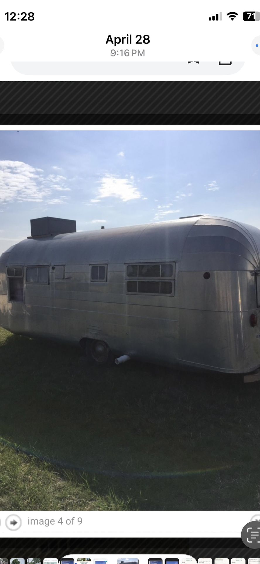 1956 The Clipper Airstream Travel Trailer