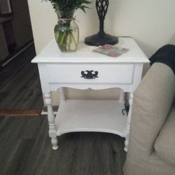 Side Table With A Drawer