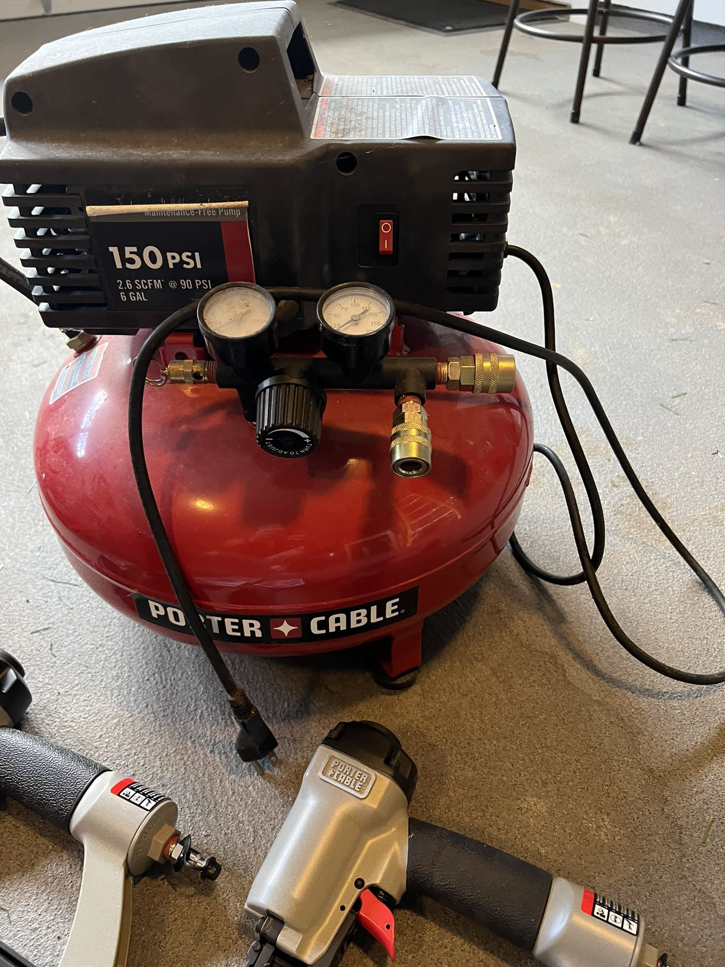 Price Dropped! - Porter Cable Air compressor Combo