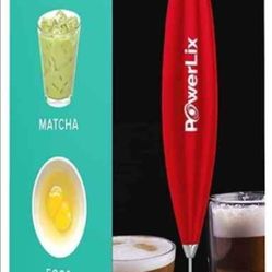 Milk Frother No Stand Handheld Battery Operated Electric Foam Maker For Coffee, Latte, Cappuccino NEW