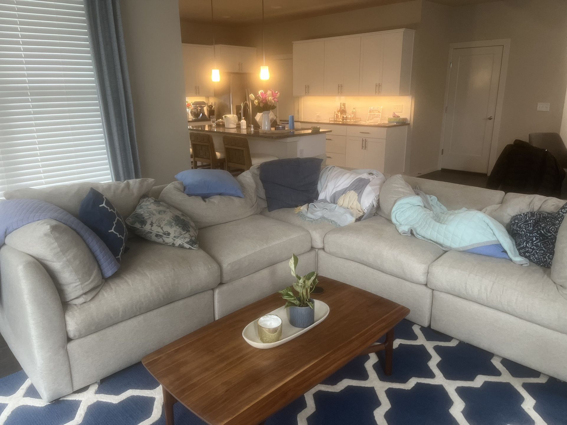 Sectional couch - $50, Must Pick Up Between 5/5-5/8