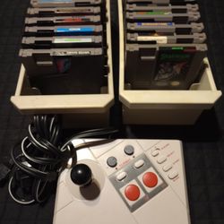 Nintendo Nes 16 Games & Nes Advantage Controller 
