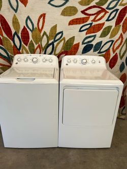 GE set gas laundry