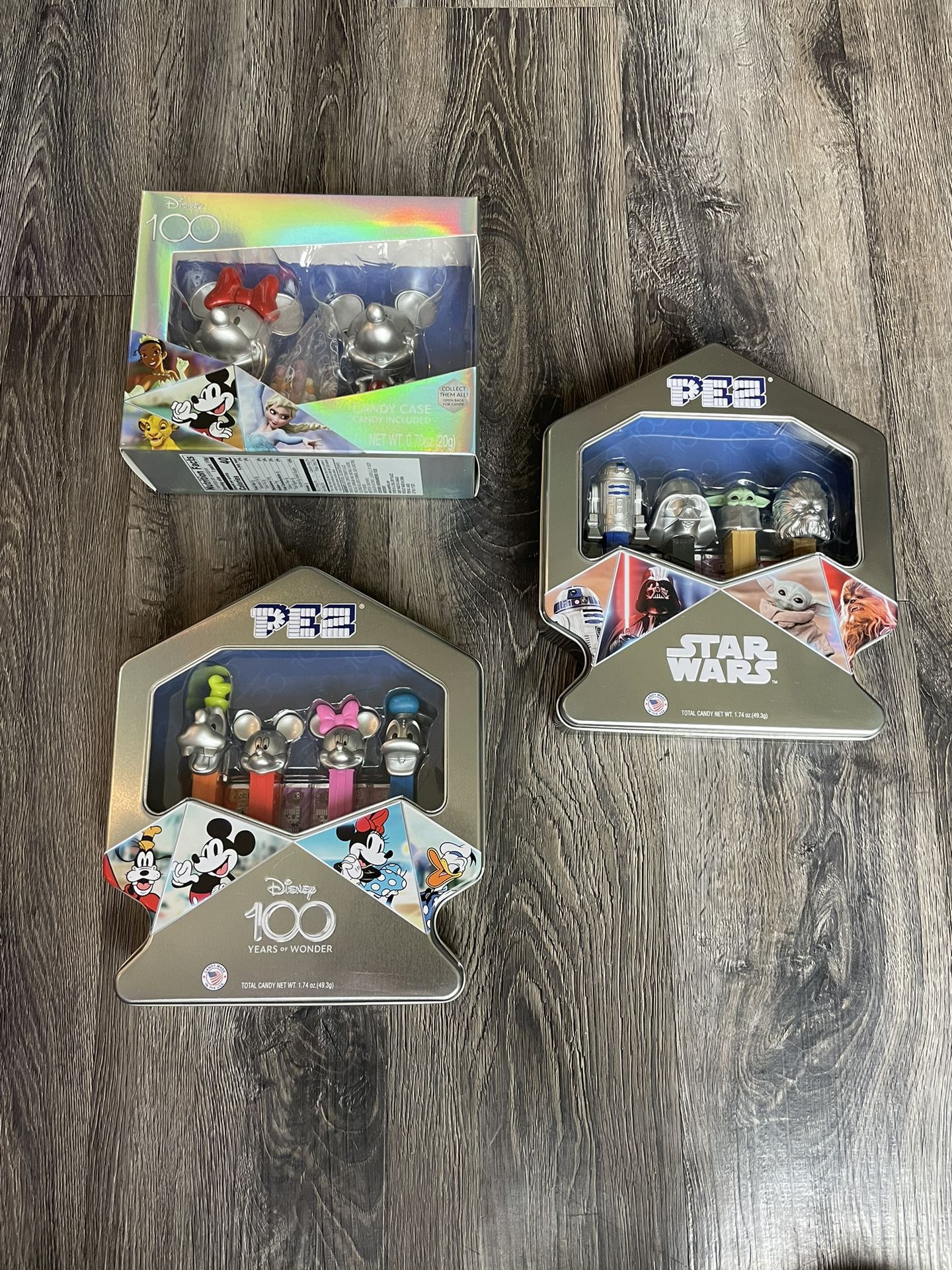 Mickey Mouse Disney Star Wars Pez candy Dispensers 