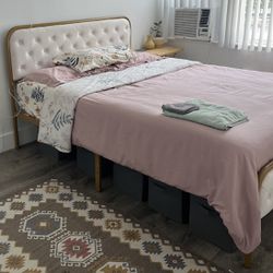Queen Bed Set (Frame & Mattress)